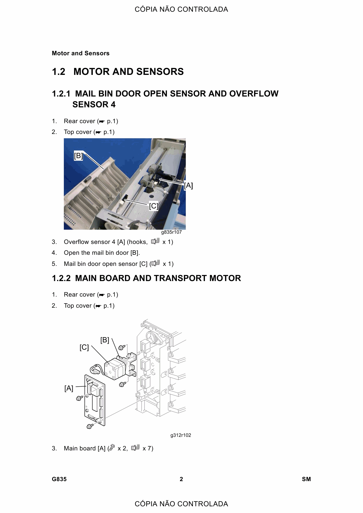 RICOH Aficio SP-C820DN C821DN G188 G189 Service Manual-6